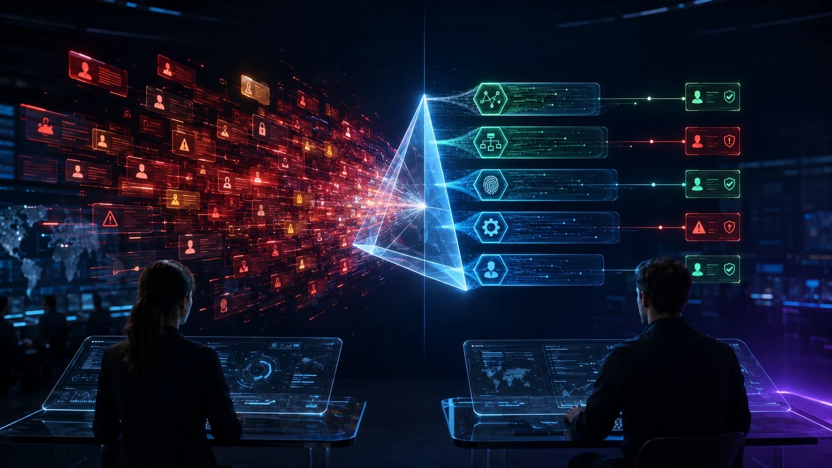 How identity-system false positives are reduced in 2026 — behavioral baselines, contextual authentication signals, workflow-tied verification, and lifecycle-aware risk scoring that separates real attack signal from operational noise.