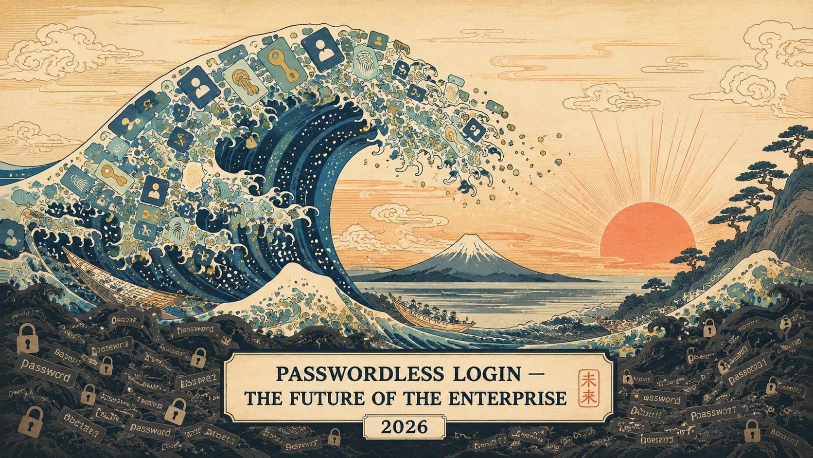 Passwordless login enterprise 2026 — where passwordless actually lives operationally after passkeys reached mainstream enterprise deployment through 2025, the WebAuthn credential architecture that makes 'passwordless' cryptographically meaningful rather than just cosmetic, the platform-native passkey systems (iCloud Keychain, Google Password Manager, Microsoft Entra ID) that cover the majority of workforce devices, the sync-vs-device-bound trade-off that shapes deployment decisions, the hardware FIDO2 authenticator path for AAL3 use cases in regulated industries, the recovery-account problem that determines whether a passwordless deployment succeeds or produces a support-burden crisis, the cross-device UX patterns that address the fundamental multi-device reality of enterprise workforce, and the migration architecture from the legacy password-first environment every enterprise still operates.